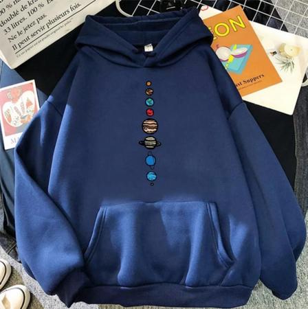 Blusa Moletom Planeta Universo Saturno Espa o Tumblr POP UP