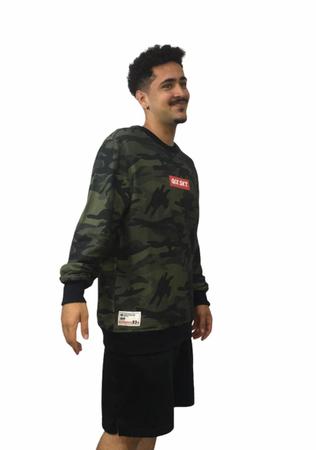 Moletom qix camuflado 2025