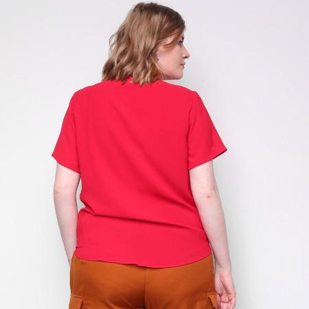 Imagem de Blusa Plus Size Eagle Rock Amarração Frontal Feminina