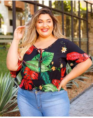 Blusa Plus Size - Nanda Fashion Boutique - Outros Moda e Acessórios -  Magazine Luiza