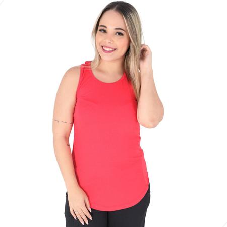 Imagem de Blusa Regata Feminina Fitness academia treino decote nadador tapa bumbum mullet