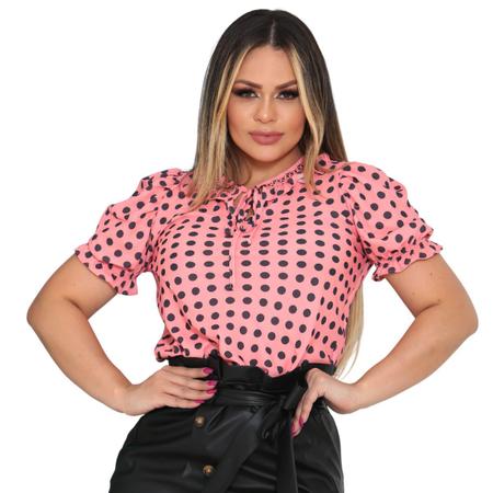 Blusa Delicada em Poás Tipo Bolerinho