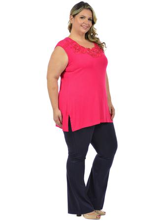 Blusa super bonita plus size fenomenal Blusas Femininas