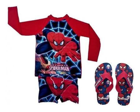 Blusa Térmica Infantil Sunga E Chinelo Praia Com Proteção Uv - Megalupe Imagem de Blusa Térmica Infantil Sunga E Chinelo Praia Com Proteção Uv