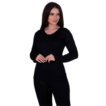 Imagem de Blusa Termica Peluciada para o Inverno Quentinha - BLUSA GIOVANA