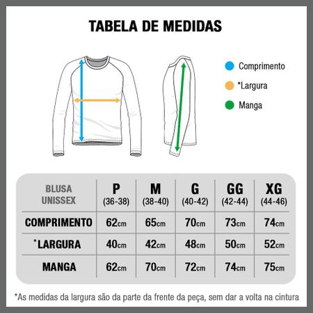 Imagem de Blusa Térmica Slim Proteção Solar UV50+ Adulto Masculino Feminino Plus Size