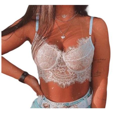 Blusa de cheap renda chique