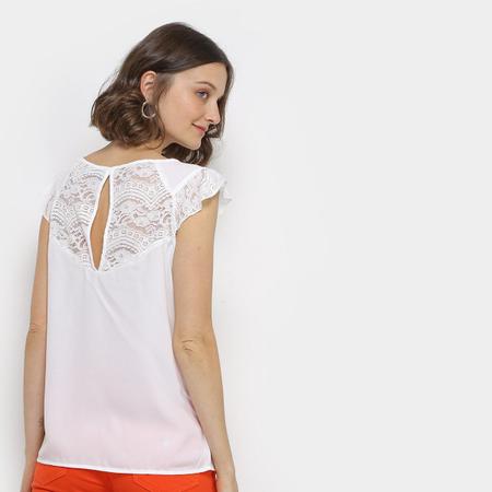 Imagem de Blusa Top Moda Guipir Renda Feminina