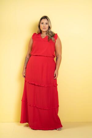 Vestido New Comfy Verde Plus Size - Maria Rosa Plus - Vestido Plus Size  Feminino - Magazine Luiza