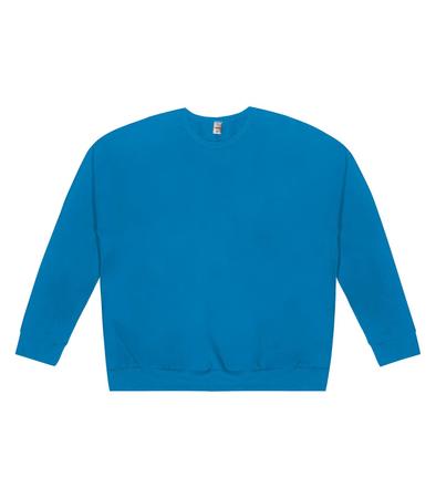 Imagem de Blusão Feminino Em Moletom Plus Size Rovitex Azul