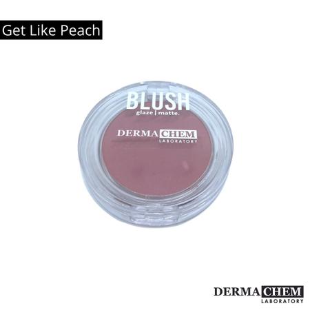 Blush Para Rosto em Pó Matte Rosa Get Like Peach Dermachem Imagem de Blush Para Rosto em Pó Matte Rosa Get Like Peach Dermachem