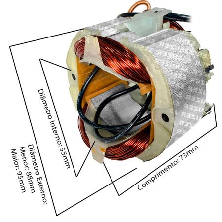 Imagem de Bobina Estator Para Serra Circular 5007mg/ 5007n/ 5007nf 220v