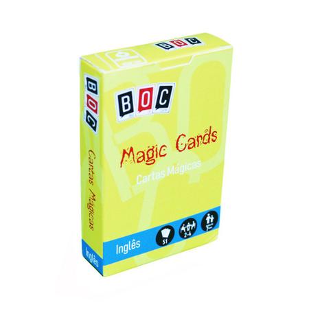 BOC Magic Cards Cartas Magicas Jogo de Cartas em inglês BOC Box of Cards -  Deck de Cartas - Magazine Luiza