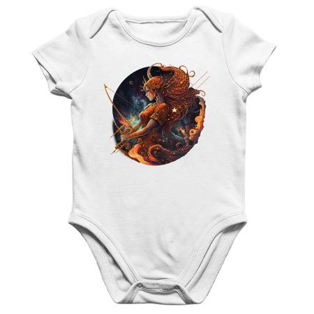 Body Bebê Algodão Sagitário Sígno - Foca na Moda Imagem de Body Bebê Algodão Sagitário Sígno - Foca na Moda
