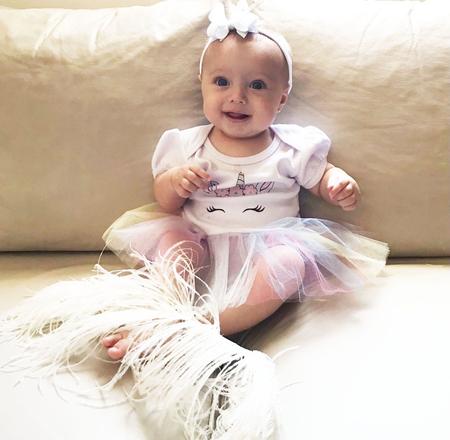 Roupa unicornio best sale bebe