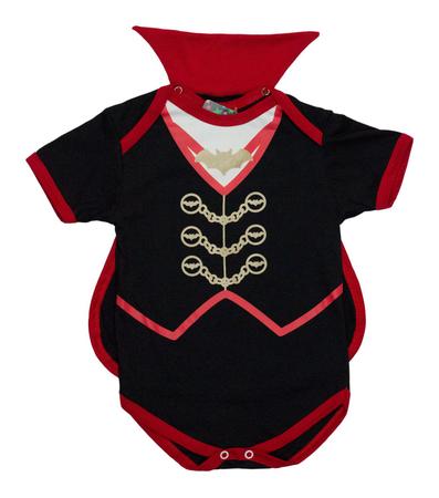 Fantasia Vampiro Halloween Bebê - Toda Encanto