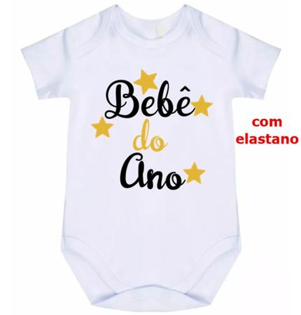 body bebê lindo bebê do ano cód 1602 - nick aloha Imagem de body bebê lindo bebê do ano cód 1602
