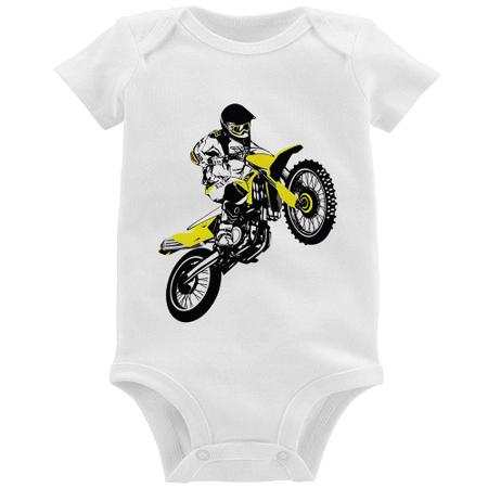Body Bebê Motocross Jump - Foca na Moda - Body para Bebês - Magazine Luiza