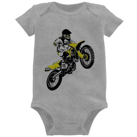 Body Bebê Motocross Jump - Foca na Moda - Body para Bebês - Magazine Luiza