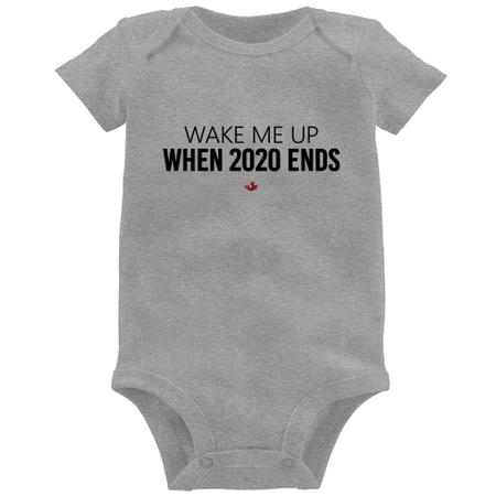 Body Beb Wake me up when 2020 ends Foca na Moda Body para