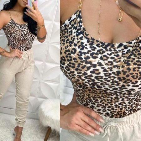 Body feminino alça corrente tecido poliéster - Filó Modas Imagem de Body feminino alça corrente tecido poliéster