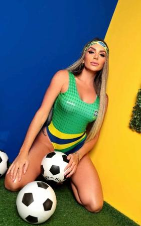 Body Feminino do Brasil da Copa Regata Azul Amarelo - Dani Lavie - Body  Feminino - Magazine Luiza