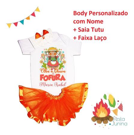 Roupa da Moana Baby personalizada Maria Clara