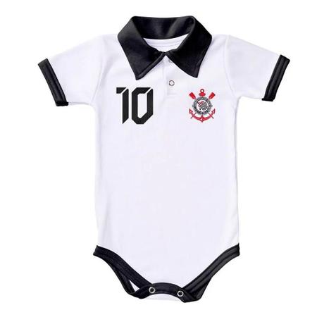 Body macacão torcida baby corinthians bebê oficial licenciad Imagem de Body macacão torcida baby corinthians bebê oficial licenciad