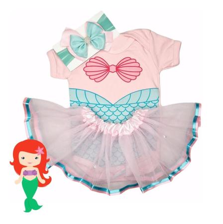 body infantil sereia fantasia infantil sereia bebe