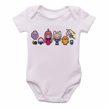 Imagem de body nenê criança roupa bebê  Adventure Time mini