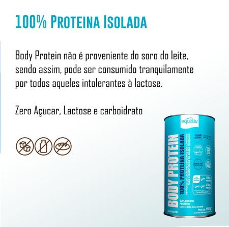 Imagem de Body Protein Equaliv 100% Isolada Neutro 450G