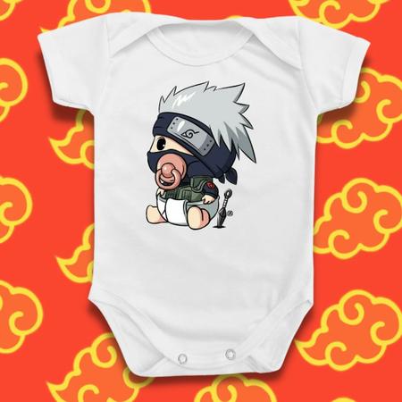 Body Roupa Bebê Anime Kakashi Naruto Baby Geek Papai Desenho - Borizinho  Baby - Body para Bebês - Magazine Luiza