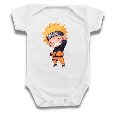 Body Roupa Para Bebê Anime Naruto Menino Geek Papai Desenho