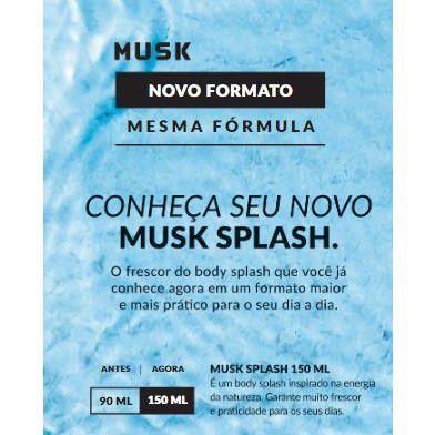 Body Splash Masculina Avon Musk Marine 150ml Imagem de Body Splash Masculina Avon Musk Marine 150ml