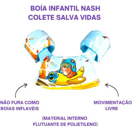 Imagem de Boia Infantil Colete De Braço Piscina Criança Não Fura Salva