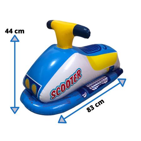 Imagem de Boia Infantil de Piscina Bote Jet Ski Inflável Summer Fun