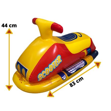 Imagem de Boia Infantil de Piscina Bote Jet Ski Inflável Summer Fun