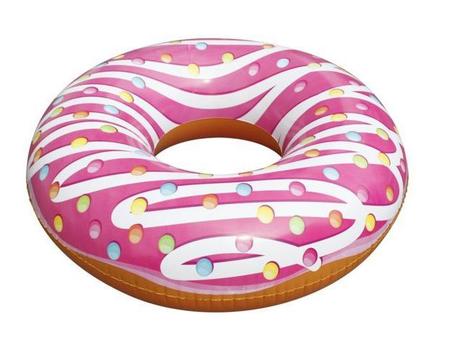 Imagem de Boia Inflável Donut Rosa Rosquinha CRX 108 cm Cod OD99602