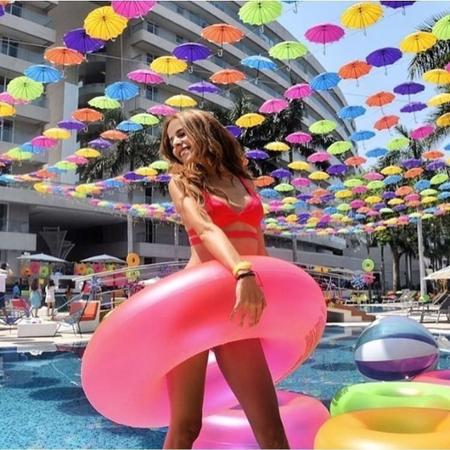 Imagem de Boia Inflável Infantil Criança Adulto Circular Praia Piscina 60cm