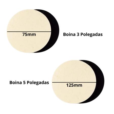 Imagem de Boina para Polimento de Vidros 3 e 5 Polegadas com Face Autocolante Polish Glass