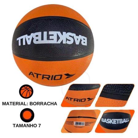 Imagem de Bola basquete atrio tamanho 7 480-500g es397 multilaser