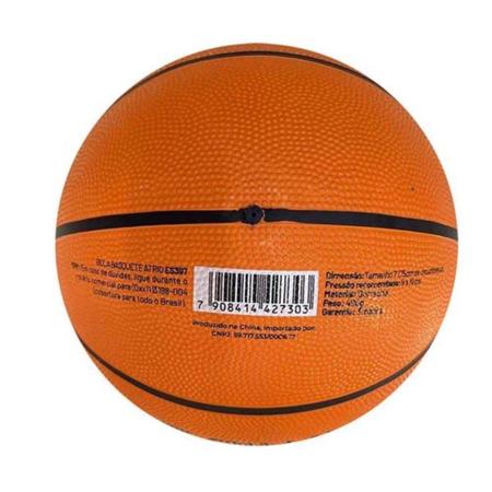 Imagem de Bola basquete atrio tamanho 7 480-500g es397 multilaser