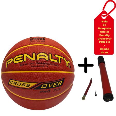 Bola de Basquete Penalty Cross Over 7.8 Pro Oficial - Bola de Basquete -  Magazine Luiza