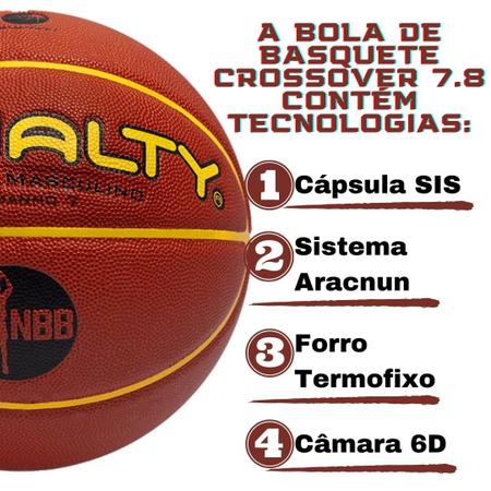 Bola de Basquete Penalty Cross Over 7.8 Pro Oficial - Bola de Basquete -  Magazine Luiza