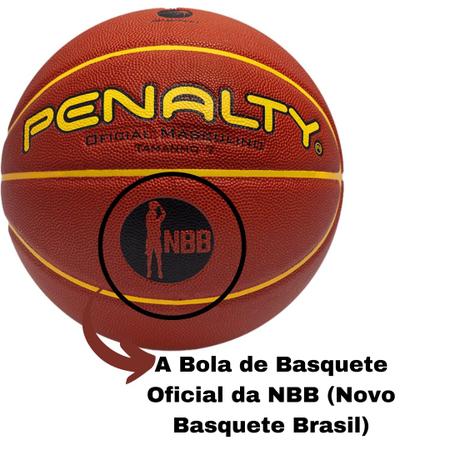Kit Bola Basquete Penalty Crossover X 7.8 + Bomba de Ar - Shop Coopera