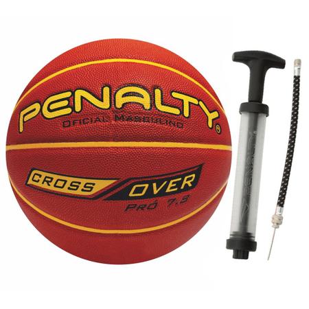 Bola Basquete Penalty Pró 7.8 Crossover NBB Aprovado Fiba Mais Inflador -  Bola de Basquete - Magazine Luiza