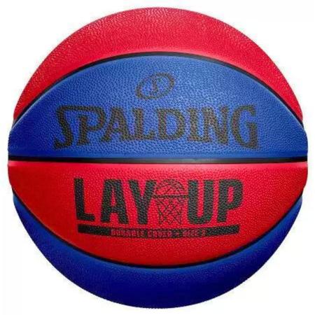 Bola Basquete Spalding Lay-Up Tam. 7 - Azul/ Vermelho