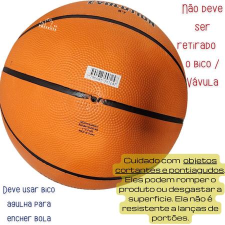 Bola De Basquete Tamanho Oficial Reforçada Top Dribbling em