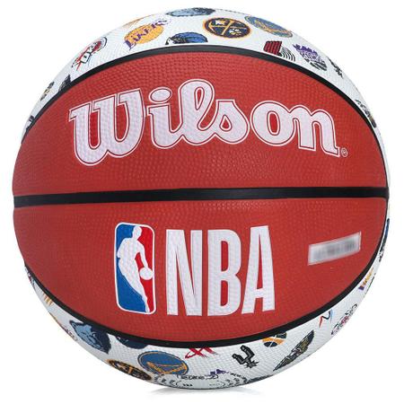 Bola Basquete Wilson NBA All Team Tam 7 Vermelha Branca e Azul