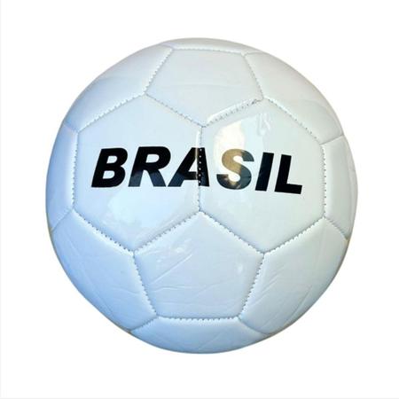Imagem de Bola Campo De Futebol Cheia Brasil Campeonato Copa Do Mundo costurada